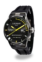 Watch Locman Man Montecristo in Steel 0511BKBKFYL0GOK - 0511BKBKFYL0GOK